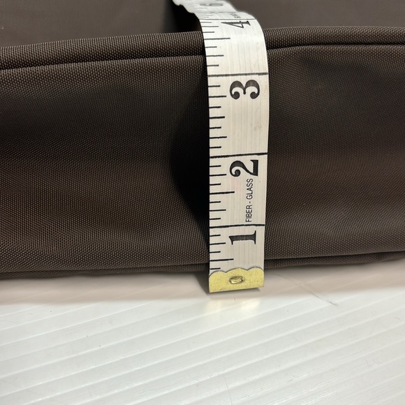 NWOT. Derek Alexander Brown Nylon Top Zip Tote - Unisex - Picture 14 of 15